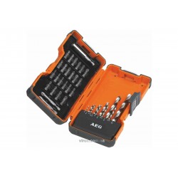 Набір свердл по металу і викруткових насадок AEG Power 35 шт в футлярі (4932352249) Набір свердл по металу і викруткових насадок AEG Power 35 шт в футлярі (4932352249)