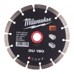 Диск алмазний MILWAUKEE DU 180, O180мм