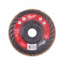Диск пелюстковий CERA TURBO MILWAUKEE SLC50/125, зерно 60, діаметр 125 мм - фото 2