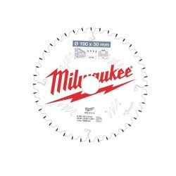 Диск пиляльний PFTE MILWAUKEE, діаметр 190х30х2,4мм, 40 зуб. Диск пиляльний PFTE MILWAUKEE, діаметр 190х30х2,4мм, 40 зуб.