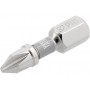 Насадка викруткова YATO; PH1 х 25мм. шпиндель 6-гран- 1/4", покрита нікелем, 2шт.[10]