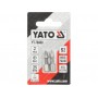 Насадка викруткова YATO; PH1 х 25мм. шпиндель 6-гран- 1/4", покрита нікелем, 2шт.[10] - фото 3