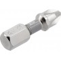 Насадка викруткова YATO; PH2 х 25мм. шпиндель 6-гран- 1/4", покрита нікелем, 2шт.[10]