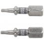 Насадка викруткова YATO; "TORX" T8 х 25мм. шпиндель 6-гран- 1/4", покрита нікелем, 2шт.[10] - фото 4