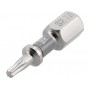 Насадка викруткова YATO; "TORX" T8 х 25мм. шпиндель 6-гран- 1/4", покрита нікелем, 2шт.[10]