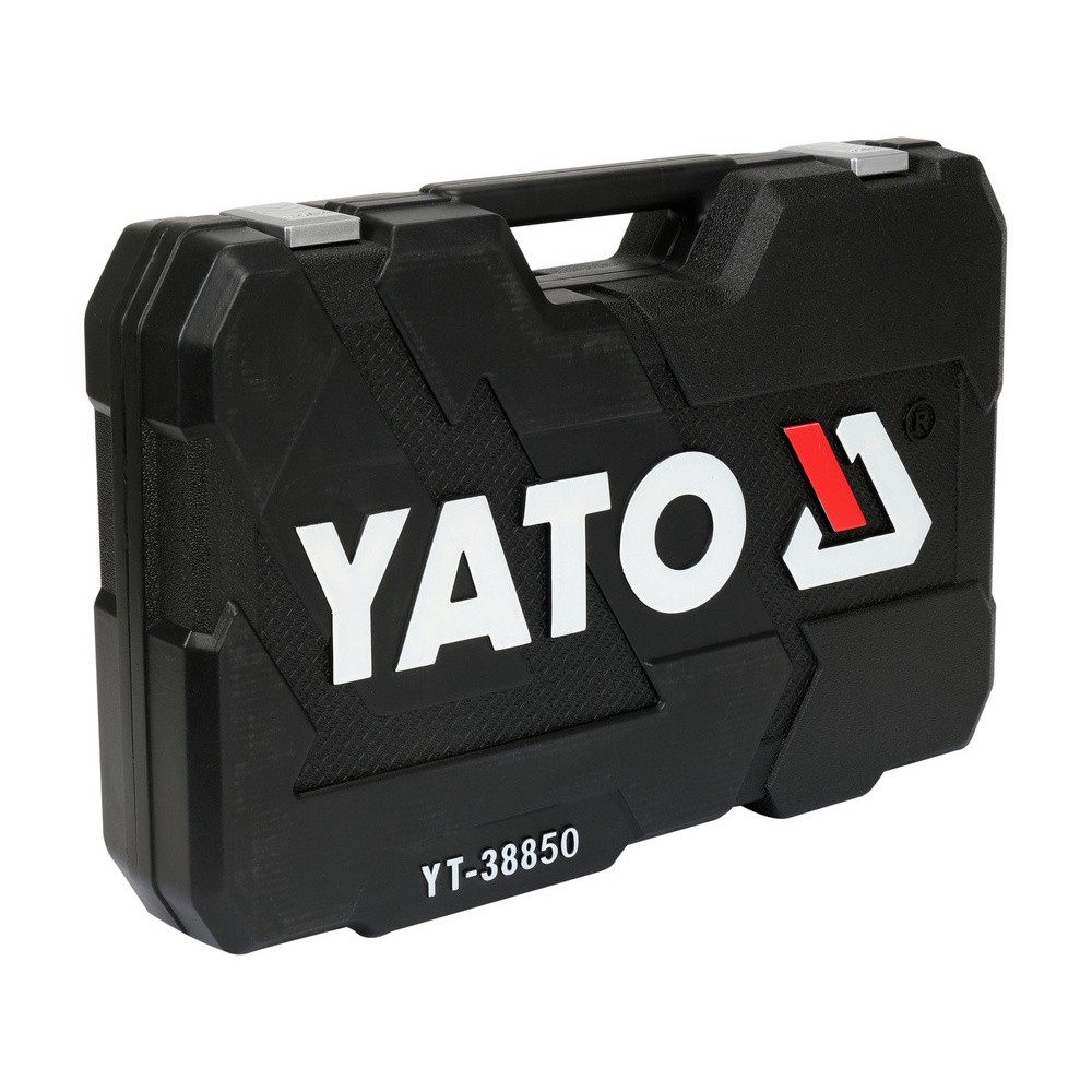 Набір головок торцевих YATO з квадр. 1/2", 3/8", 1/4" з устаткув, викр насадки, комбін ключі, 198 ел - фото 4 Набір головок торцевих YATO з квадр. 1/2", 3/8", 1/4" з устаткув, викр насадки, комбін ключі, 198 ел - фото 4