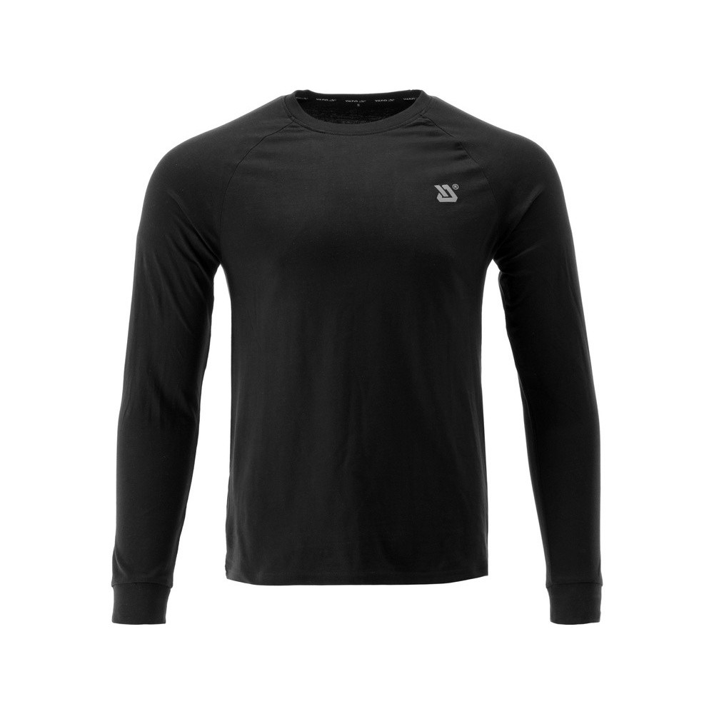 Футболка чорна, з довгими рукавами YATO розм. 2XL/ 78 см х 61 см, 100%- бавовна [40] - фото 1