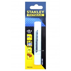 Свердло швидкісне по металу, дереву, пластику STANLEY 2.5 мм