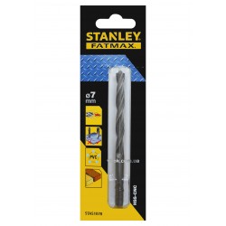 Свердло швидкісне по металу, дереву, пластику STANLEY 7 мм
