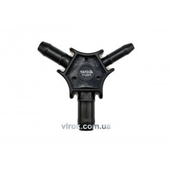 Калібратор-трійник для труб PEX-AL-PEX або PERT-AL-PERT YATO 16-20-26 мм