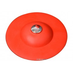 Корок для ванни силіконовий червоний FALA Ø= 100 мм
