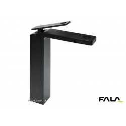 Змішувач води для умивальника високий "NOIR 1" FALA з кульовим регулятором