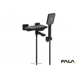 Змішувач води для ванни з душом "NOIR 2" FALA з кульовим регулятором