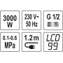 Нагрівач води з LCD-дисплеєм KALTA-2 FALA  3кВт до 60°С 0.1-0.6 Мпа - фото 3