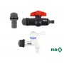 Вентилі для збірного бака дощової води з ПВХ FLO Ø3/4" 3 шт