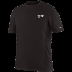 Футболка MILWAUKEE, WWSS дихаюча з коротким рукавом, чорна, розмір L Футболка MILWAUKEE, WWSS дихаюча з коротким рукавом, чорна, розмір L