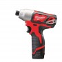 Гвинтокрут акумуляторний 1/4\" HEX MILWAUKEE, M12 BID-0, 112Нм (заміна на 4933464476) - фото 10