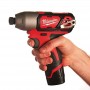 Гвинтокрут акумуляторний 1/4\" HEX MILWAUKEE, M12 BID-0, 112Нм (заміна на 4933464476) - фото 10