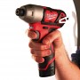 Гвинтокрут акумуляторний 1/4\" HEX MILWAUKEE, M12 BID-0, 112Нм (заміна на 4933464476) - фото 10