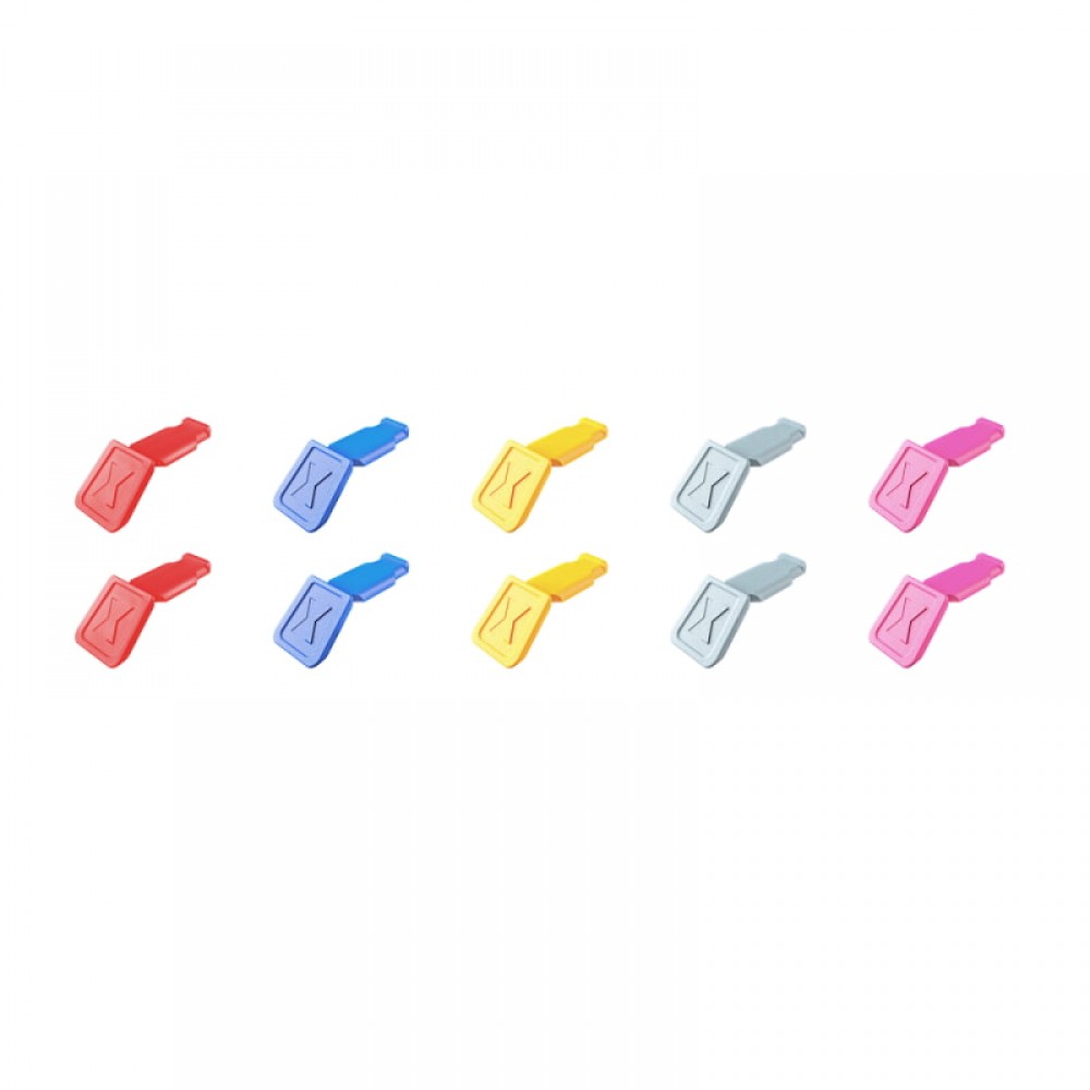 Кліпса для кольорового маркування ручки KNIPEX 00 61 10 C V01 ColorCode, MIX 10шт.