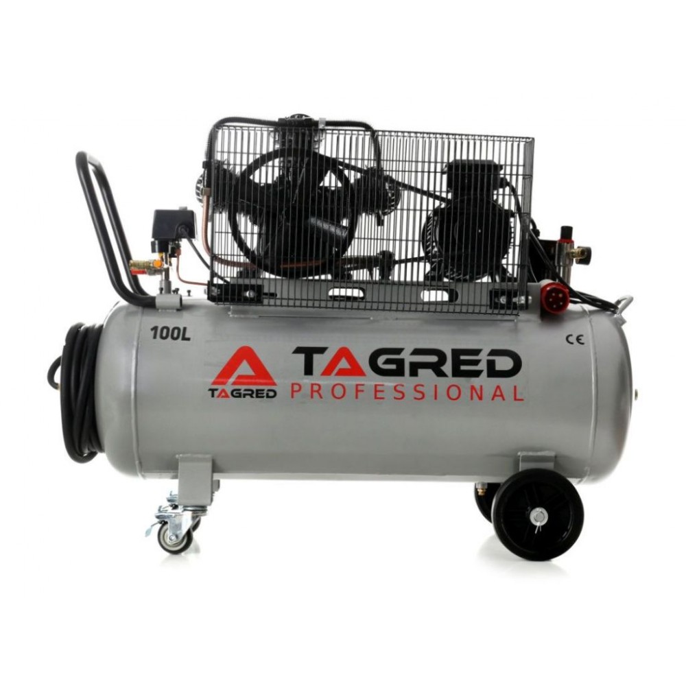 Компресор масляний трьохциліндровий TAGRED TA348B - фото 1