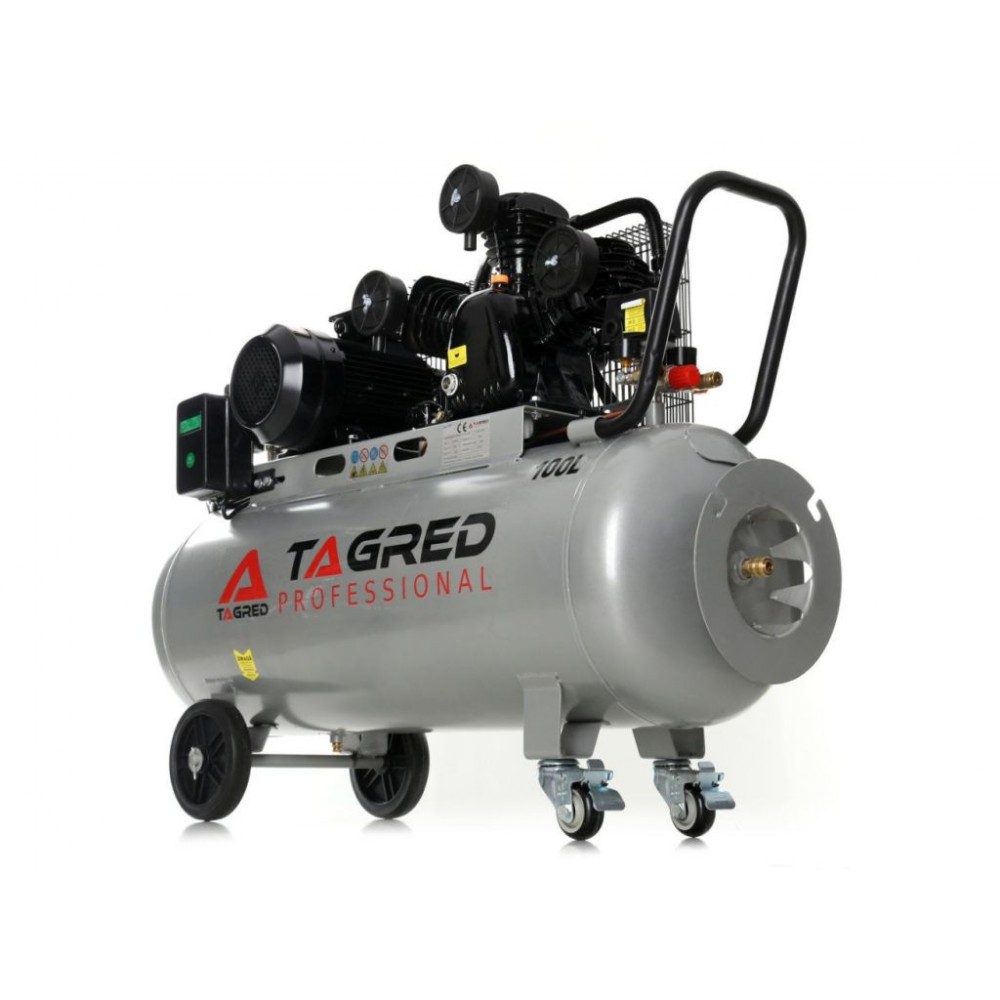 Компресор масляний трьохциліндровий TAGRED TA348B - фото 2