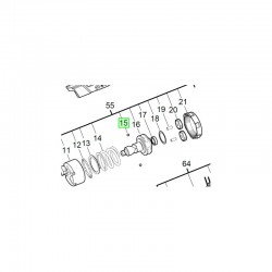 Кулька ударної муфти редуктора M18ONEFHIWF1 MILWAUKEE Кулька ударної муфти редуктора M18ONEFHIWF1 MILWAUKEE