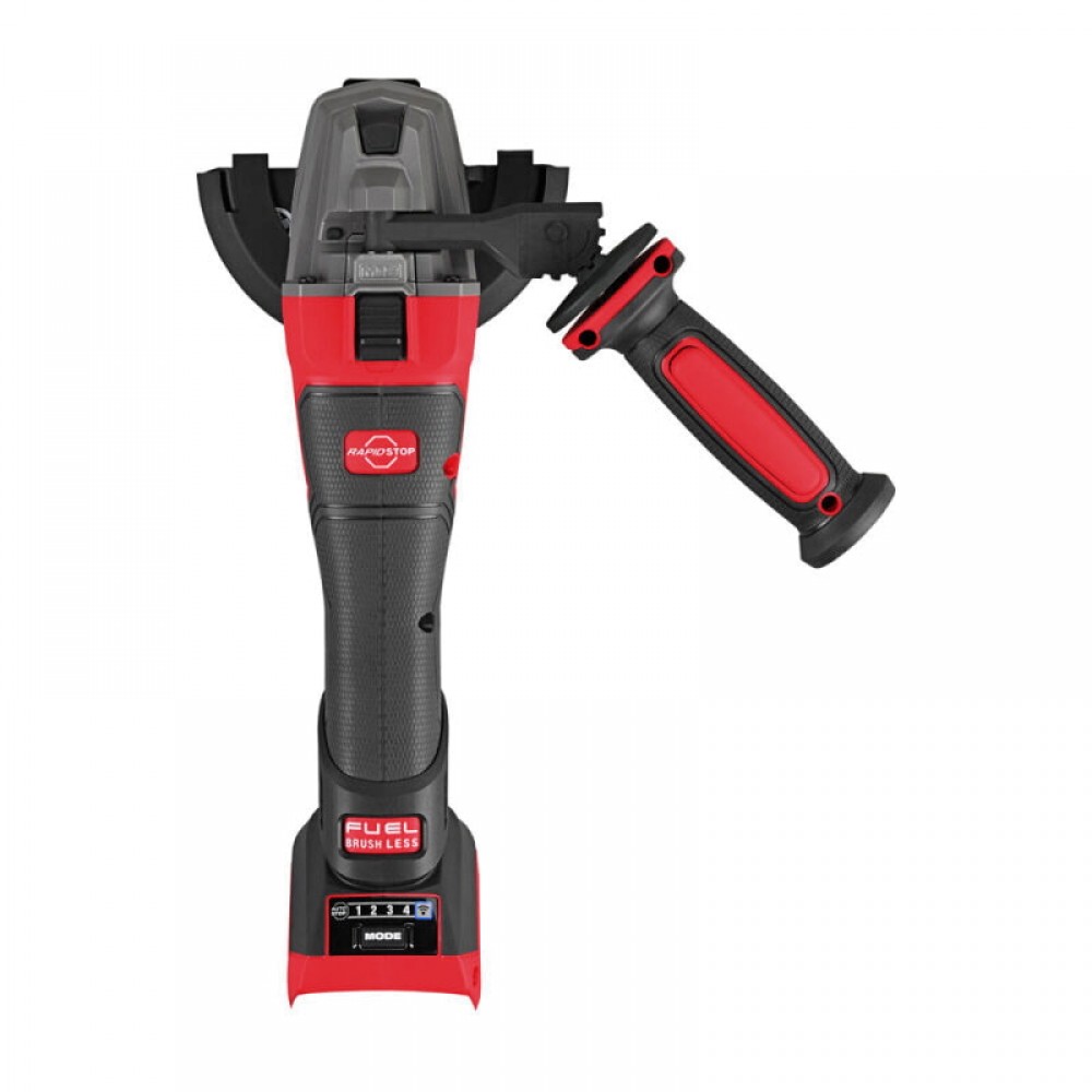 Кутова шліфувальна машина акумуляторна MILWAUKEE, M18 FSAGSVO125X-0X, діаметр 125 мм (+ рукоятка, за - фото 2 Кутова шліфувальна машина акумуляторна MILWAUKEE, M18 FSAGSVO125X-0X, діаметр 125 мм (+ рукоятка, за - фото 2
