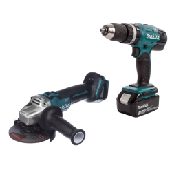Набір Акумуляторний дриль-шурупокрут MAKITA DHP453RFX8 +Акумуляторна кутова шліфмашина Makita DGA504Z Набір Акумуляторний дриль-шурупокрут MAKITA DHP453RFX8 +Акумуляторна кутова шліфмашина Makita DGA504Z