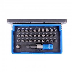 Набір біт 1/4\" TORX, HEX, PZ, PH, SLOT, 32 одиниць Набір біт 1/4\" TORX, HEX, PZ, PH, SLOT, 32 одиниць