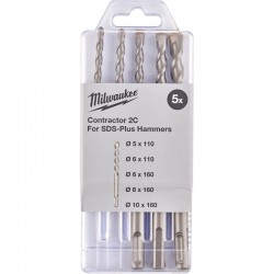 Набір буров Бур SDS+ CONTRACTOR(5/6х110, 6/8/10х160) (5 шт) Набір буров Бур SDS+ CONTRACTOR(5/6х110, 6/8/10х160) (5 шт)