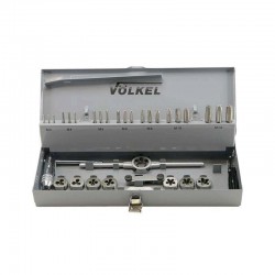 Набір мітчиків 3 шт. та плашок М 3-4-5-6-8-10-12, тримач мітчика, тримач плашок HSS-G Набір мітчиків 3 шт. та плашок М 3-4-5-6-8-10-12, тримач мітчика, тримач плашок HSS-G