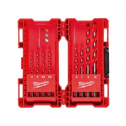 Набір ударних свердл по бетону Milwaukee Premium 8 предметов Набір ударних свердл по бетону Milwaukee Premium 8 предметов