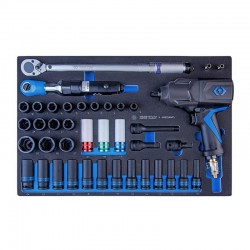Набір ударного інструменту 41 одиниць з гайковертом 33481-095 Набір ударного інструменту 41 одиниць з гайковертом 33481-095