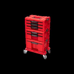Набір ящиків QBRICK SYSTEM PRO RED Drawer Workshop SET 6, 2.0 RUHD мобільна шафа 525 x 345 x 885