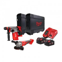 Набір з двох акумуляторних інструментів M18 BLPP2G-502X MILWAUKEE Набір з двох акумуляторних інструментів M18 BLPP2G-502X MILWAUKEE