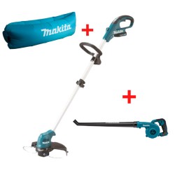Набір Акумуляторний триммер MAKITA UR100DWAE + Акумуляторна воздуходувка UB101DZ Набір Акумуляторний триммер MAKITA UR100DWAE + Акумуляторна воздуходувка UB101DZ