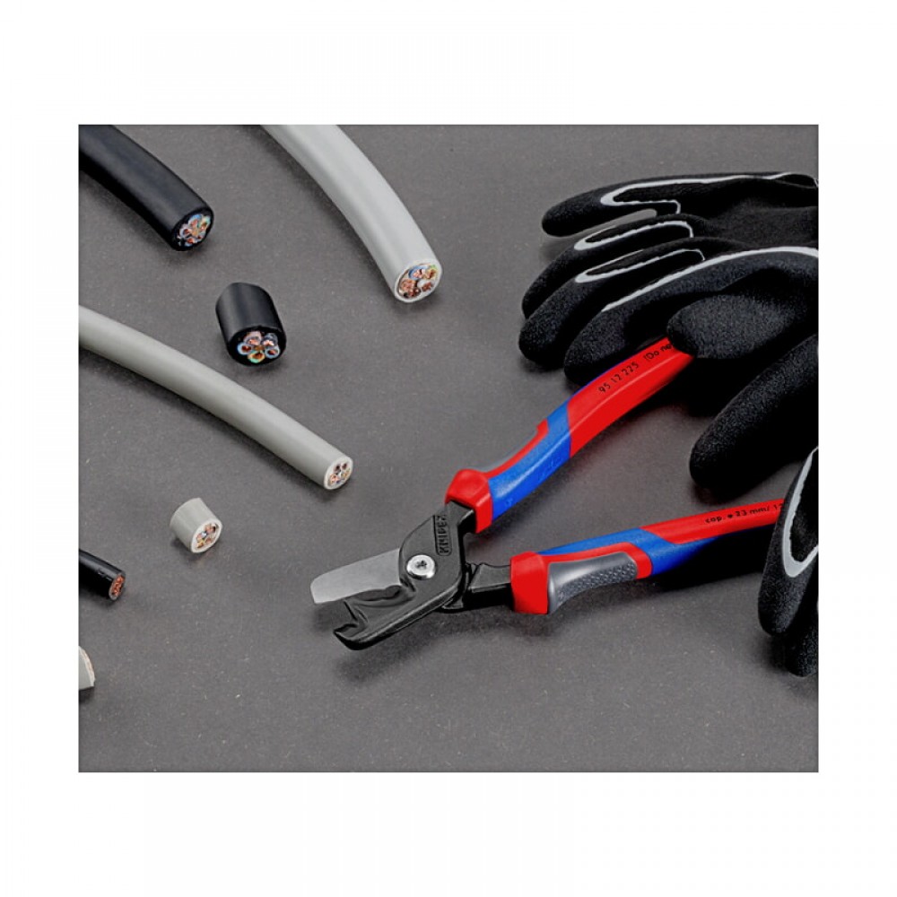 Ножиці для різання кабелів 225мм StepCut XL 95 12 225 KNIPEX - фото 1 Ножиці для різання кабелів 225мм StepCut XL 95 12 225 KNIPEX - фото 1