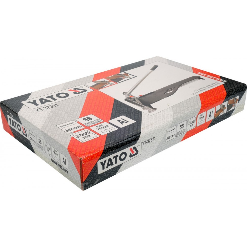 Різак до підлогових ламінатних плит YATO з розмірами 370х 600 мм, товщ.- 16 мм - фото 5 Різак до підлогових ламінатних плит YATO з розмірами 370х 600 мм, товщ.- 16 мм - фото 5