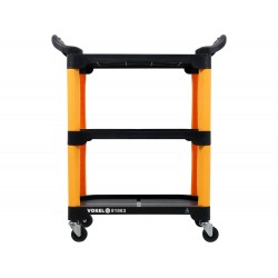 Візок для майстернь VOREL на 4-колесах для максим. навантаж 120кг, 965x810x435 мм, полка- 660х435мм Візок для майстернь VOREL на 4-колесах для максим. навантаж 120кг, 965x810x435 мм, полка- 660х435мм