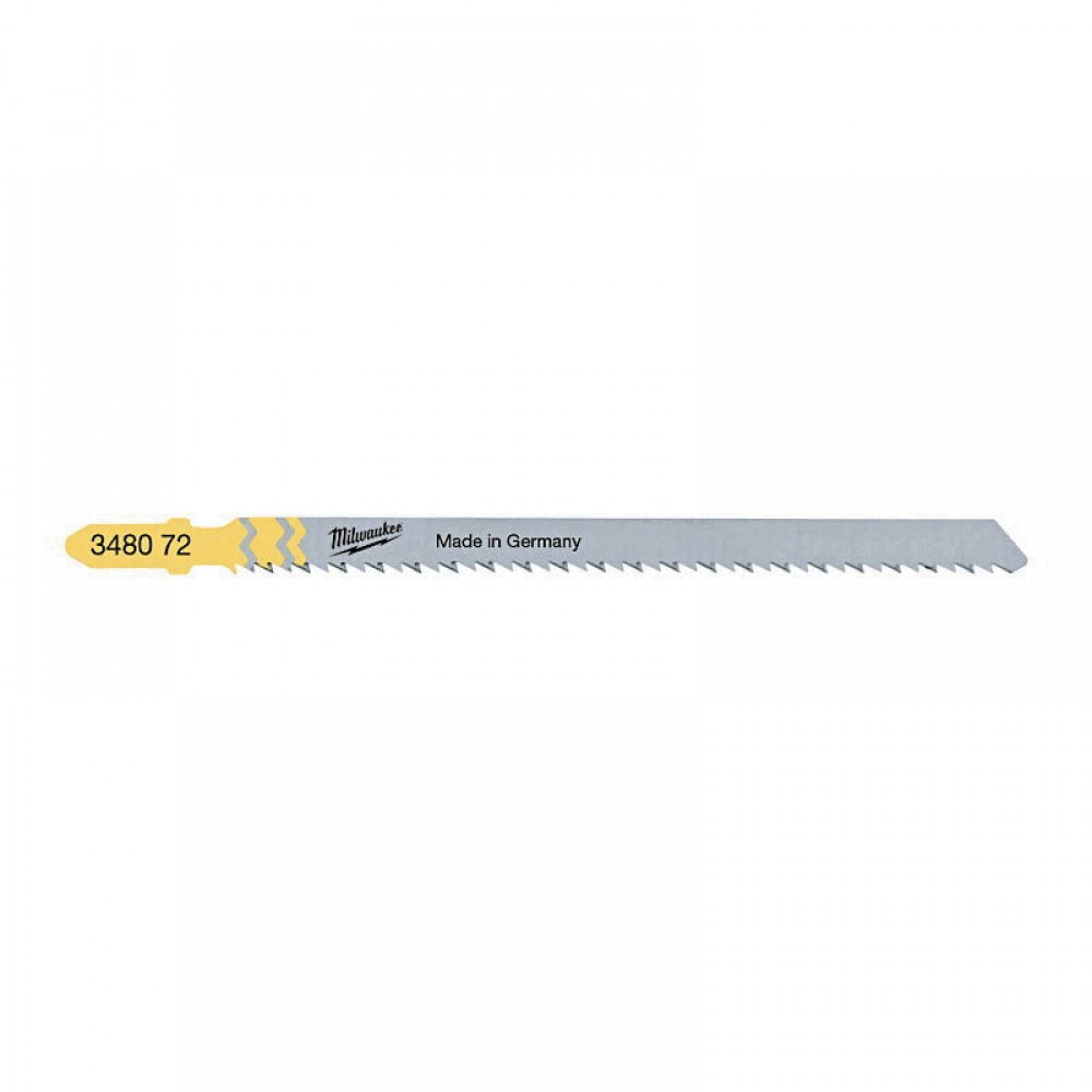 Полотна для лобзика T101BR MILWAUKEE, 105 мм/ крок зуба 2,5 мм, (5шт), (зворотній різ) - фото 1 Полотна для лобзика T101BR MILWAUKEE, 105 мм/ крок зуба 2,5 мм, (5шт), (зворотній різ) - фото 1