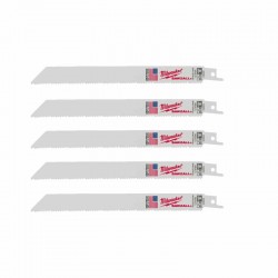 Полотно для шабельних пил THIN KERF MILWAUKEE, 200х3,1/2,1мм, (5шт), (універсальне)