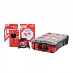 Промо набір для обробки дерева 8 предметів + Packout MILWAUKEE Промо набір для обробки дерева 8 предметів + Packout MILWAUKEE