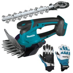 Набір акумуляторні ножиці для трави + ніж кущоріз MAKITA LXT DUM604ZX та професійних рукавичок Набір акумуляторні ножиці для трави + ніж кущоріз MAKITA LXT DUM604ZX та професійних рукавичок