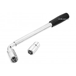 Ключ для монтажу коліс телескопічний STANLEY з 2 головками 17/19 мм і 21/23 мм Ключ для монтажу коліс телескопічний STANLEY з 2 головками 17/19 мм і 21/23 мм