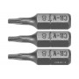 Насадка викруткова STHOR "TORX" T8 x 25 мм HEX 1/4" Cr-V 3 шт