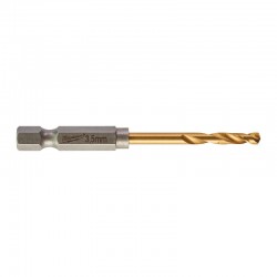 Свердло по металу RedHEX HSS-G TiN MILWAUKEE, діаметр 3,5 мм (10шт)