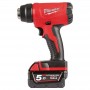 Термоповітродувка   акумуляторна MILWAUKEE, M18 BHG-502C (+ заряд.пристрій, 2 акум.Х 5Аг, кейс) - фото 11