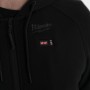 Толстовка з підігрівом MILWAUKEE M12 HHBL4-0 чорна (розмір M) - фото 6