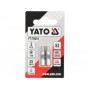Насадка викруткова YATO; "TORX" T40 х 25 мм. шпиндель 6-гран- 1/4", покрита нікелем, 2 шт.[10] - фото 4